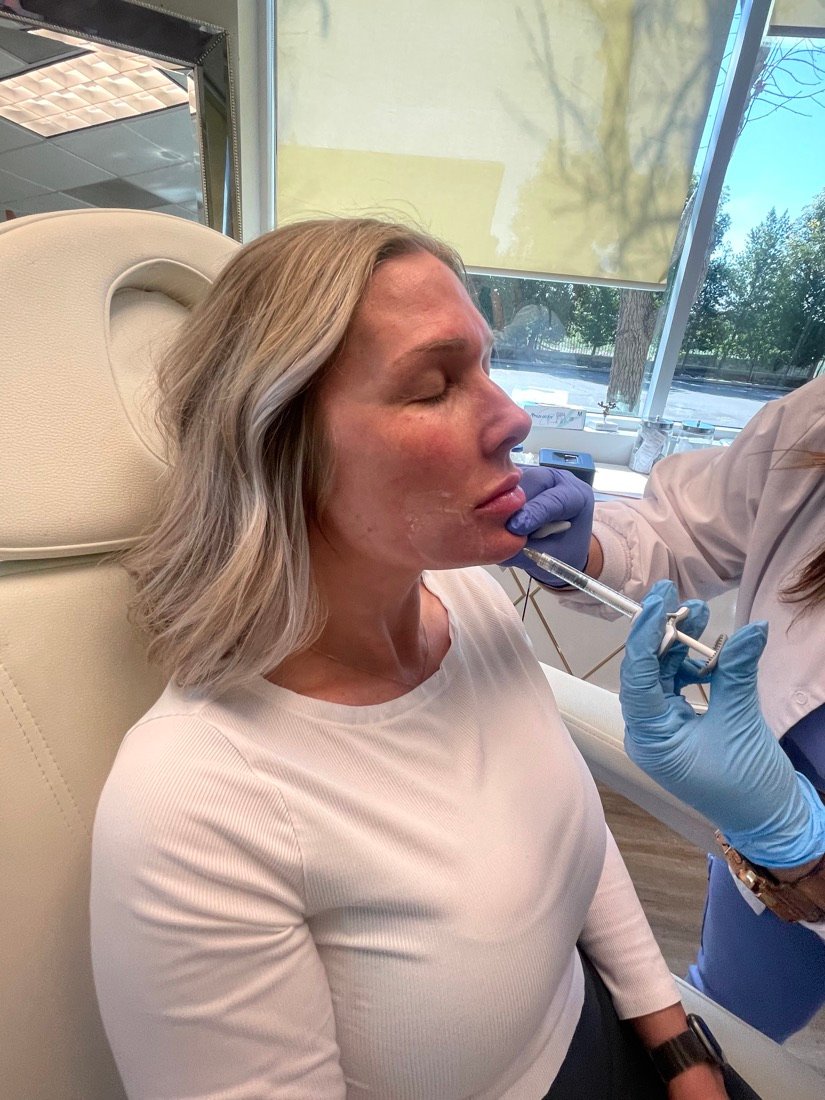 Injectable treatment at Soluxe med spa